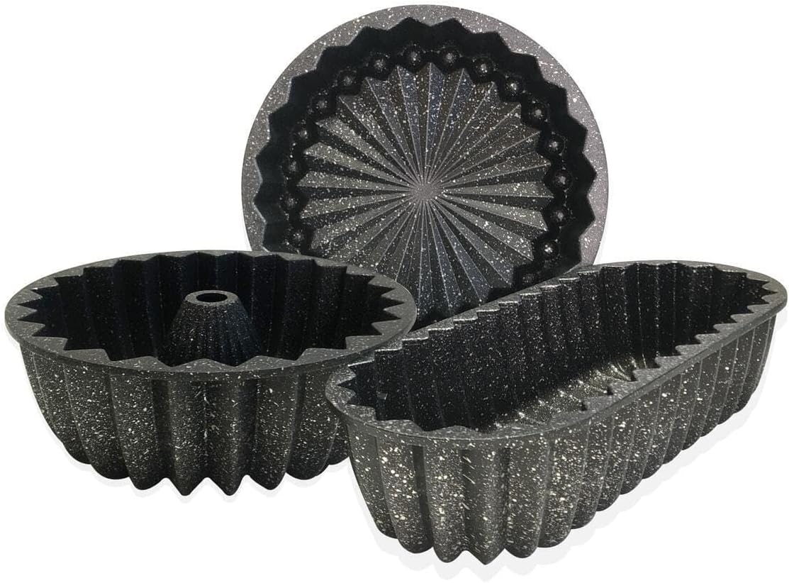 EveFix Honeysuckle Cast Granite Cake & Pie Set 3 pcs
