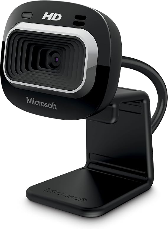 Microsoft LifeCam HD-3000 T3H-00019 : Webcam Home HD 720p Built-in Microphone for Web Conference USB-A Black