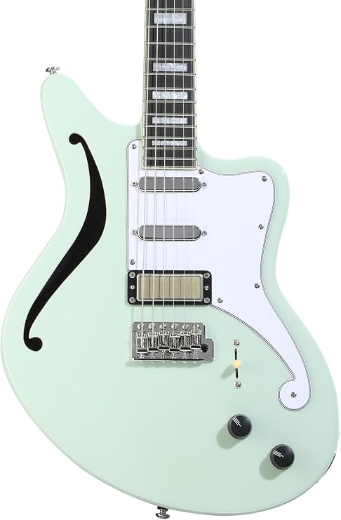 D'Angelico Giacomo Turra Signature Excel Bedford Semi-hollowbody Electric Guitar - Peppermint