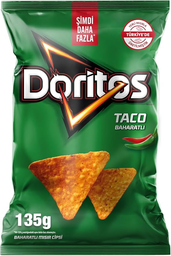 Doritos Taco Spicy Corn Chips Super Size 135 g
