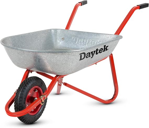 Daytek Galvanized HomeGardener Wheelbarrow