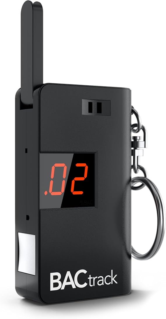 BACtrack Keychain Breathalyzer | Portable BAC Alcohol Tester | Black