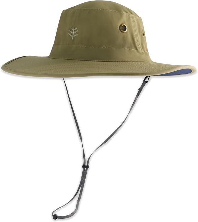 Wide Brim Hiking Hat - UPF 50+ Sun Protection - Leo