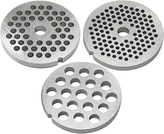 #8 62mm Meat Grinder Grille Disc Attachment Stainless Lattice Mincer Plate Parts For MFW66020 67440 68640 68660(B.1 x 4.8mm)