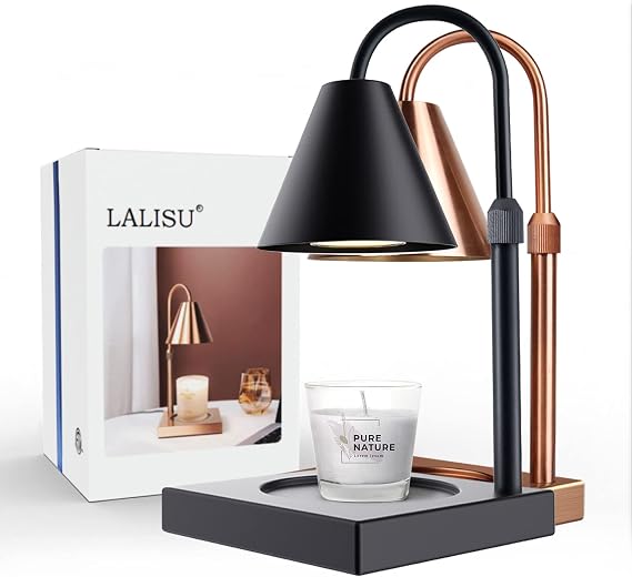 LALISU Candle Warmer Lamp Timer Dimmable, Adjustable Height Candle Melter