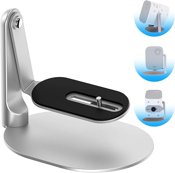 Projector Stand Table, Desktop Mount 360 Adjustable with 1/4" Screw, Projector Bracket Holder, Compatible with Nebula Capsule 3 / MoGo Halo Series and More Projector