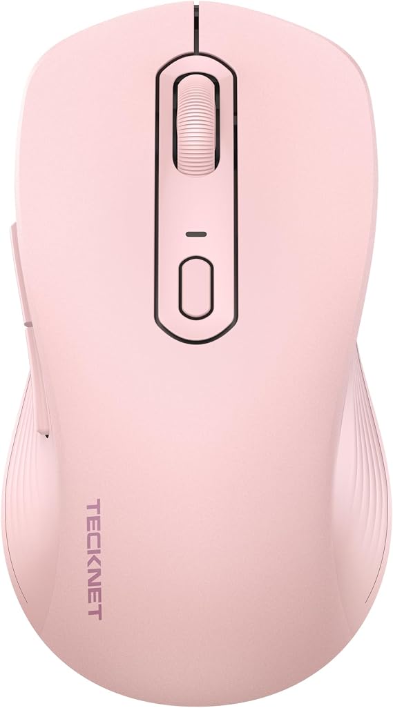 TECKNET Bluetooth Mouse for Laptop, Tri-Mode Wireless Mouse for MacBook