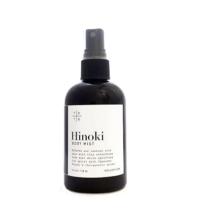 TE  TE Hinoki Body Mist with Pure Japanese Hinoki Essential Oil | Fine Mist Spray | 4 oz