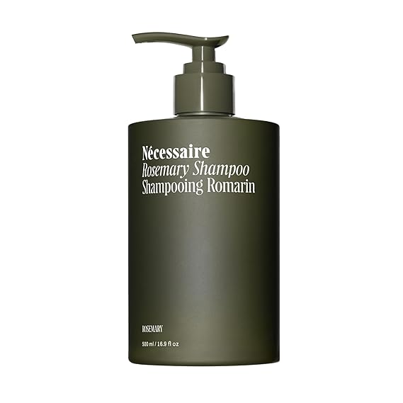 Necessaire Rosemary Shampoo With Pump | Multi-Protein Strengthening Shampoo For Thinning Hair. For Women + Men. Good For All Hair Types/Textures. Color-Safe. 500 ml / 16.9 oz