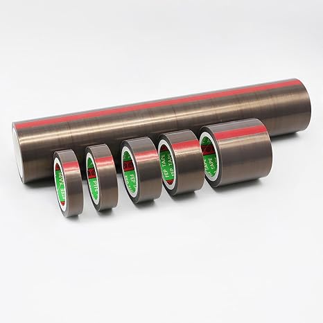 PTFE Teflon Tape 0.05mm Thick, 25/30/38/40mm Wide, 10m Long, High-Temp Adhesive Tape for Vacuum Sealer, Electrical Insulation(30mm)