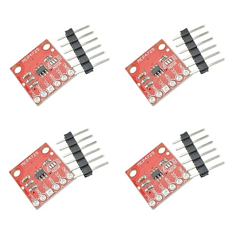 4Pcs MCP4725 DAC Module I2C Breakout Board for Arduino Raspberry Pi
