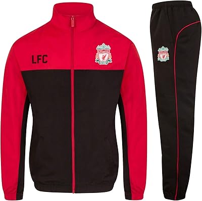 Liverpool Football Club Official Soccer Gift Mens Jacket & Pants Tracksuit Set