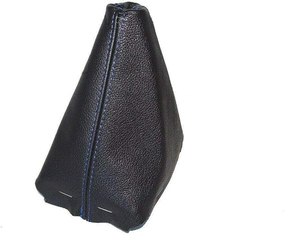 Shift Boot + Frame Compatible with Ford Kuga MK1 Leather Blue Stitching