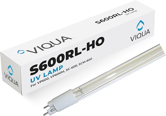 Viqua S600RL-HO Replacement UV Lamp for UVMax G GX Pro10 Pro20 Pro30 Systems 33 Inch High Output 4 Pin Lamp for Water Treatment Units