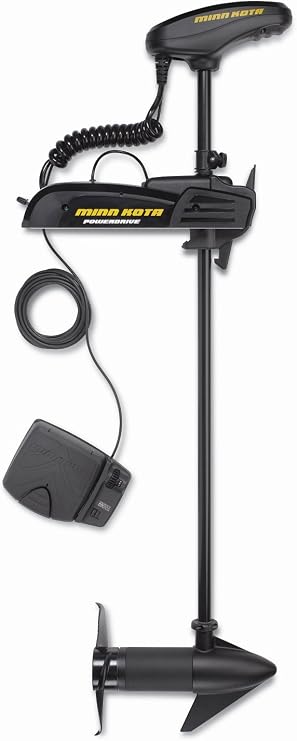 Minn Kota 1358733 PowerDrive Freshwater Electric-steer Bow-Mount Trolling Motor with Digital Maximizer, 70 lbs Thrust, 60" Shaft