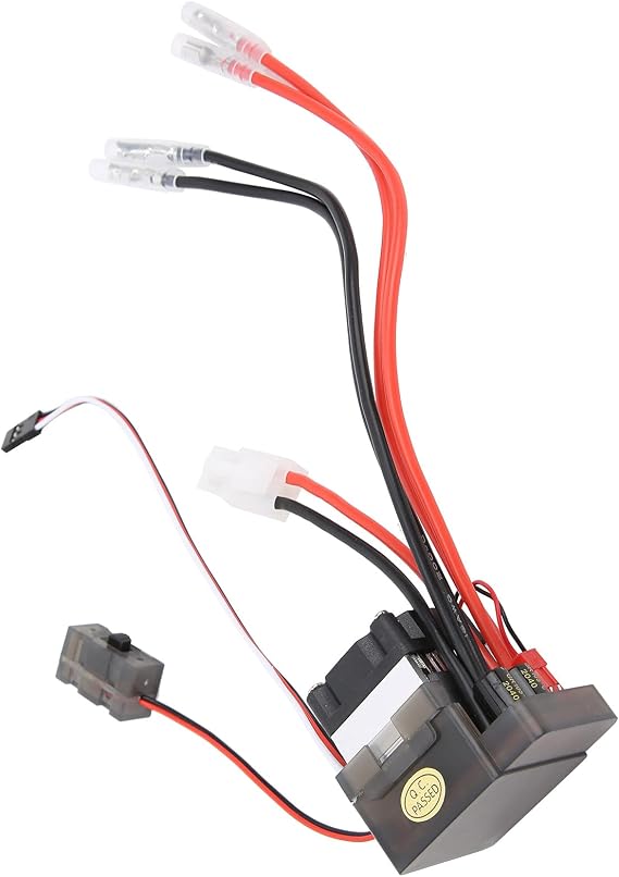 VGEBY ESC Brushed ESC, 7.2 C16V 320A High-Voltage Two-Way Brush ESC for RC Vehicles and Ship