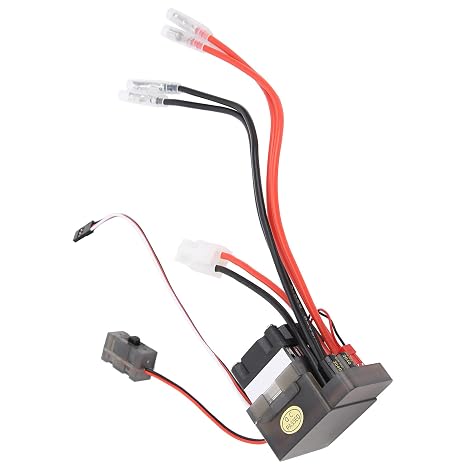 Generic Brushed Motor Esc, 7.216V 320A High Voltage Two Way Brush Esc Brushed RC Speed Controller RC for Vehicle Ship Model Accessory