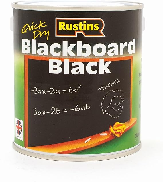 Rustins Blackboard Black Paint 2.5L
