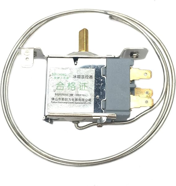 COMOK 3 Pin Terminals WDF 18L Metal Cord Freezer Refrigerator Temperature Controller AC 110/220V