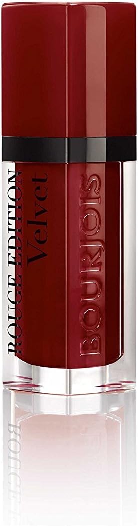 Bourjois Rouge Edition Velvet Liquid Lipstick 19 Jolie-De-Vin Reds, 6.7ml