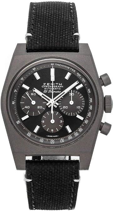 Zenith Chronomaster Revival Shadow Chronograph Automatic Black Dial Men's Watch 97.T384.4061/21.C822