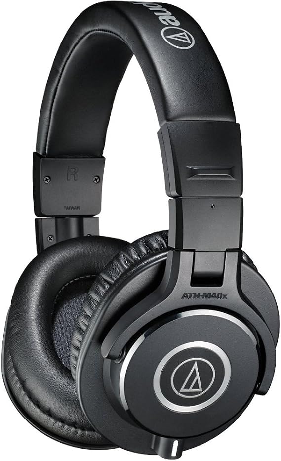 audio technica ATH-M40X Profesyonel Stüdyo Monitör Kulaklığı, Siyah, Standart