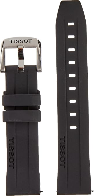 Tissot Watch Strap T852047455, Stainless Steel, Black