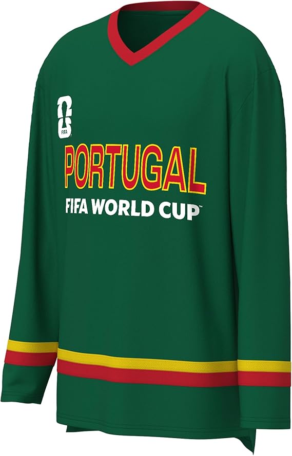 Outerstuff FIFA World Cup 2026 Mens Long Sleeve V-Neck Hockey Jersey
