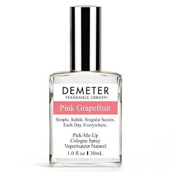 DEMETER Natural Perfume Spray Cologne for Women, Pink Grapefruit, 1 oz