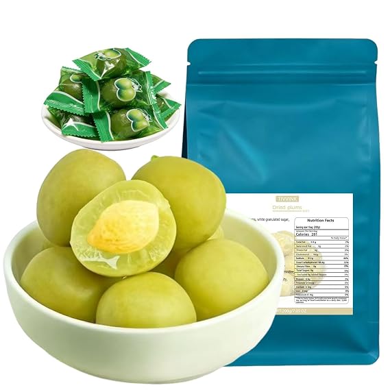Crisp Green Plum Plums7.05OZ, green plum Dried Fruit,refreshing plum