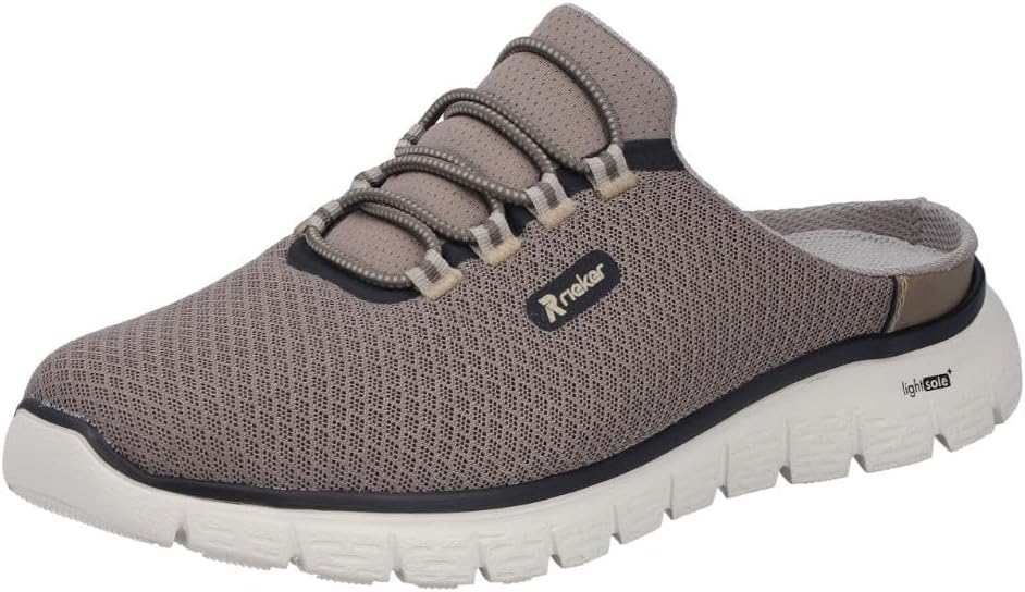 Rieker Men's B6681Clogs, beige, 8.5 US