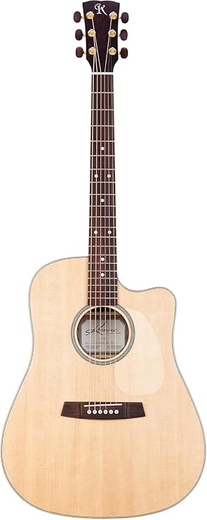 Kremona M20E CW Acoustic/Electric All-Solid Steel String Guitar Handmade in Europe Deluxe Hardshell Case Included