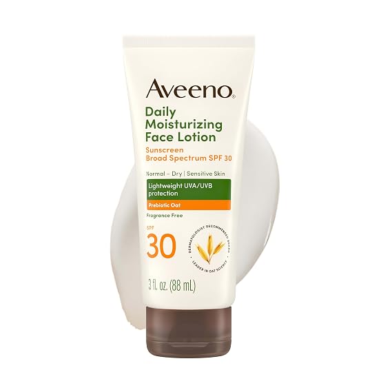Aveeno Daily Moisturizing Face Lotion SPF 30, 3 fl. oz