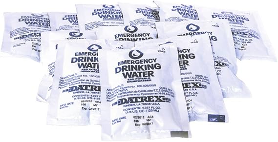 Datrex Emergency Water Packets - 12 pack