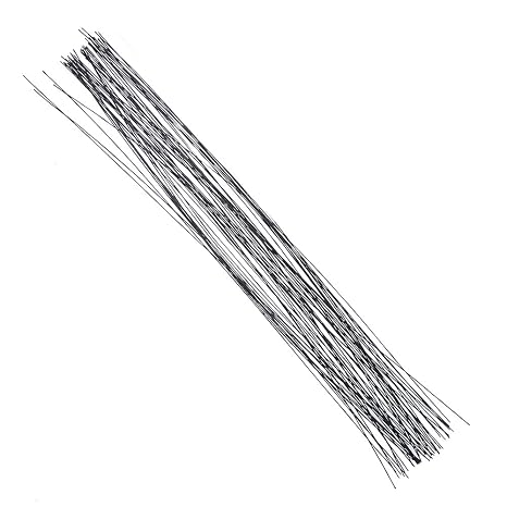 Decora 26 Gauge Black Floral Wire 16 inch,50/Package