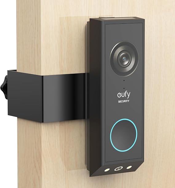 Anti-Theft Door Mount for Eufy Video Doorbell E340, Apartment Doorbell Kits