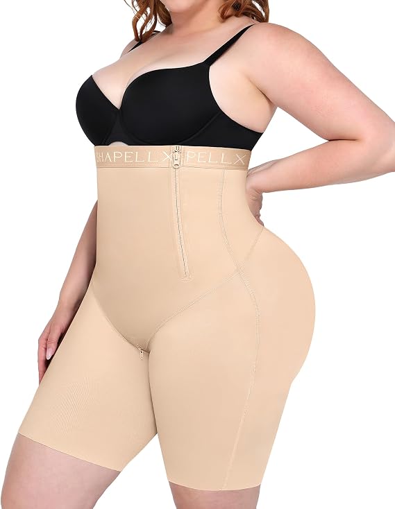 SHAPELLX Fajas Shapewear Bodysuit for Women Tummy Control Butt Lifter Short