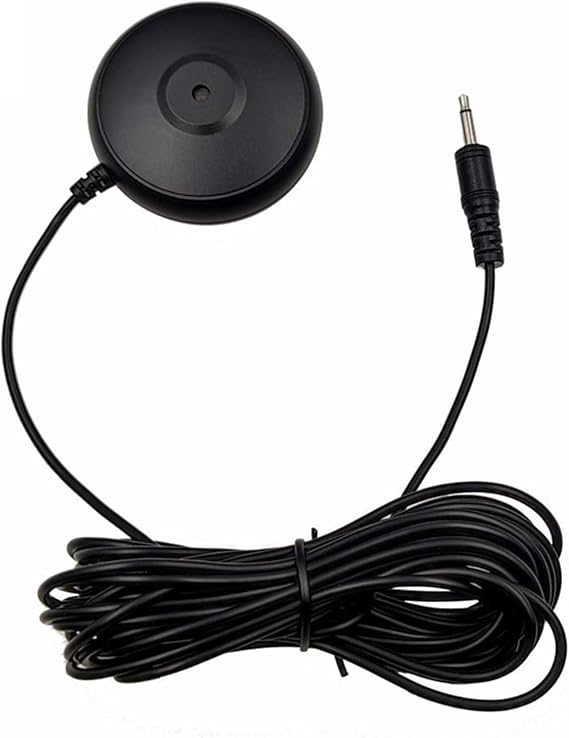 3.5mm Microphone 5m ABS HiFi Enlarge Voice Plug and Play for Laptop Desktop Computers Recordings Games Streaming Black