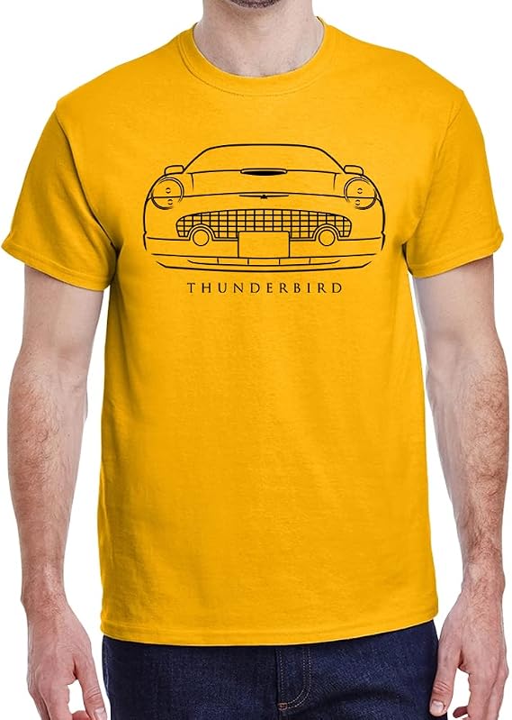 2002-05 Ford Thunderbird Front End Design Classic Print Tshirt