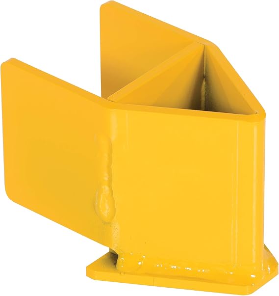 Vestil G3-V4-YL Steel Upright Rack Guard 7 in. x 5 in. x 5 in. Yellow