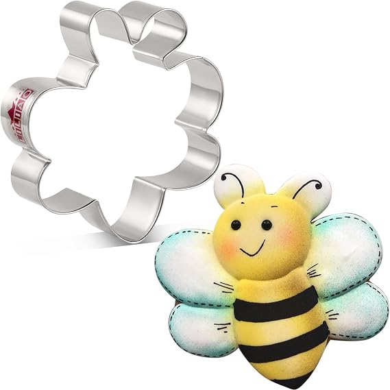 LILIAO Animal Bee Cookie Cutter, 3.8", Premium Stainless Steel