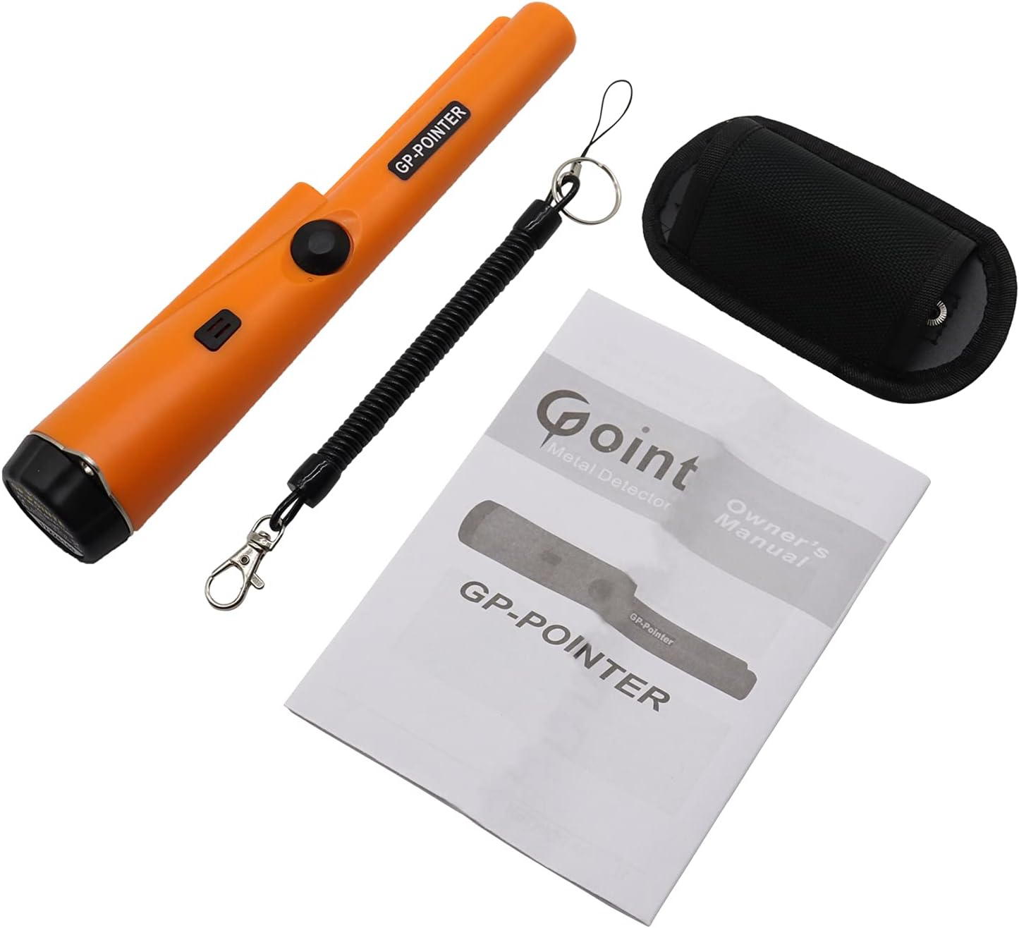 Pinpointing Finder Prob Su Geçirmez El İğnesi İşaretçi Değnek Metal İşaretçi 360°Arama Hazine Tespit Bulucu Kemer Kılıflı W090008