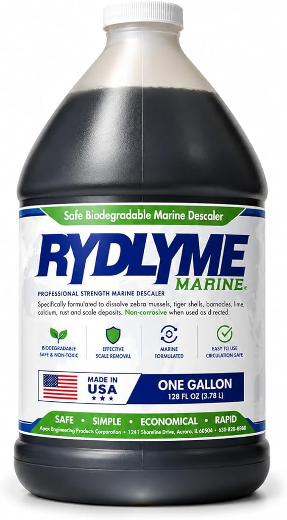 RYDLYME Marine Biodegradable Descaler (1, Gallon Bottle)