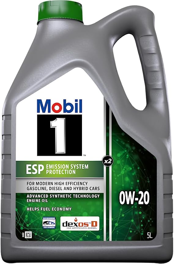 Mobil 1 Esp X2 0W20 Motor Yağı, 5 L