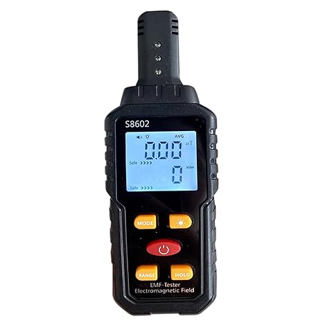 Geiger Counter Radiation Detector, 3-in-1 Lcd Display Nuclear Radiation Detector with Sound & Light Alarm, Portable Monitor Meter for Home, Office, Outdoor, Indoor
