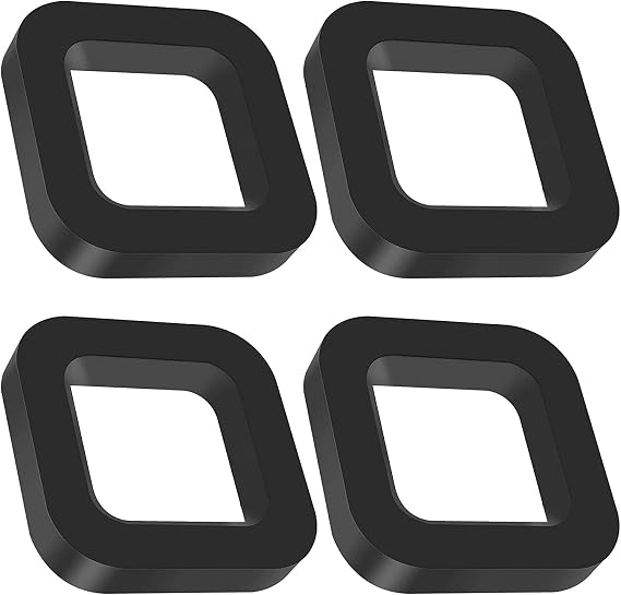 4PCS Hitch Receiver Silencer Pad,2 Inch for Adjustable Ball Mounts to Reduce Rattle & Eliminate Noise, Provide Cushion Between Receivers and Tow Hitches,Durable Rubber Material