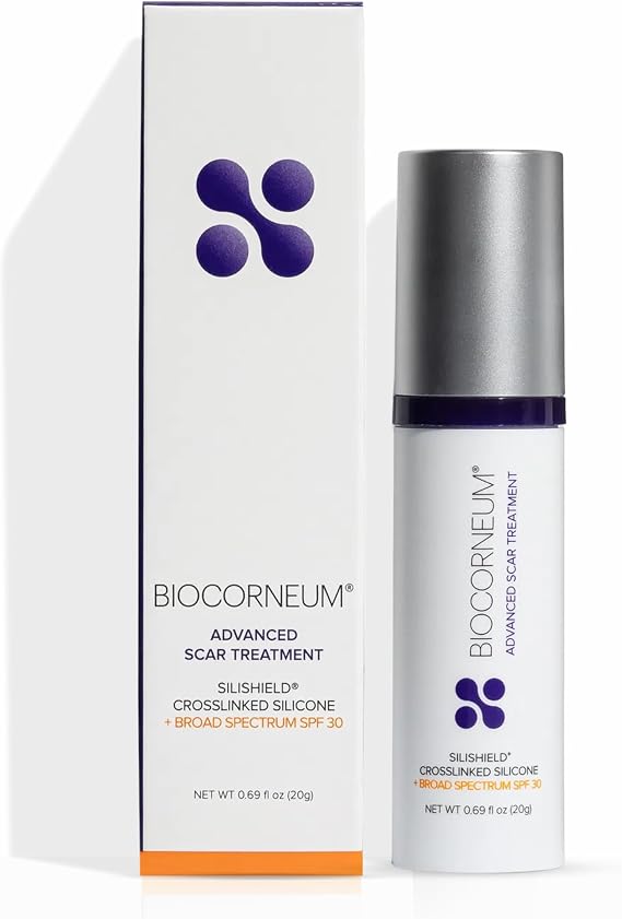 Biocorneum Silicone Scar Gel with Silishield, SPF 30 Scar Cream, 20g
