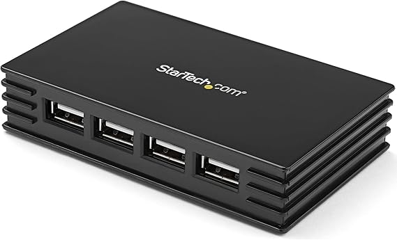 7 Port USB 2.0 Hub Portable and Compact Bus Powered USB 2.0 Extender USB Multiport Expander, TAA (ST7202USB)