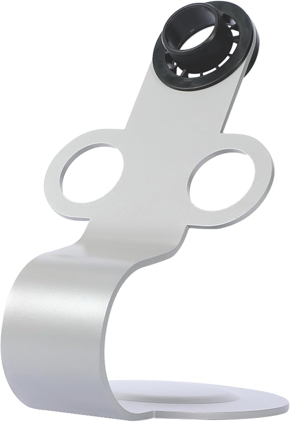 PureMounts® Haartrockner-Halter für Dyson® Supersonic Magnetbefestigung Kabelmanagement Silikonpolster grau