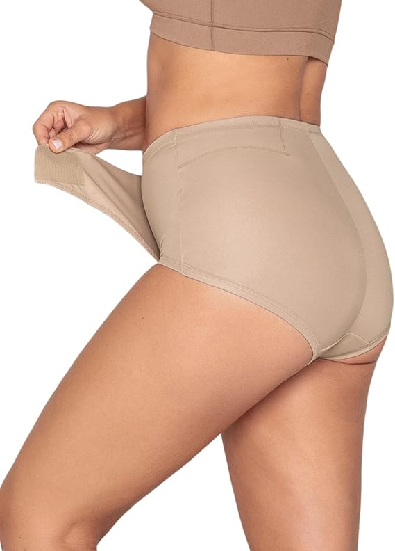Leonisa Postpartum Firm Tummy Control Panty with Adjustable Belly Band - Motherhood Maternity C Section Underwear for Women